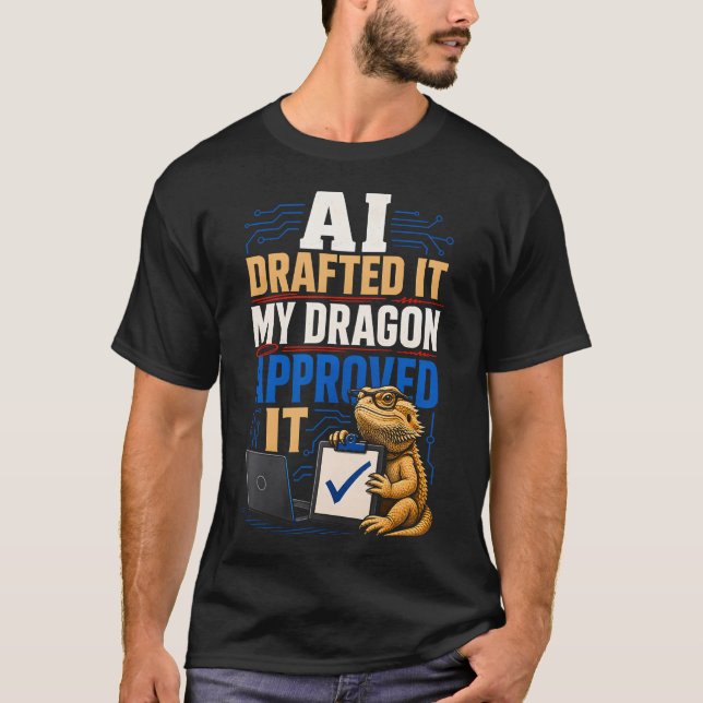 Funny Lawyer Bearded T-Shirt (Front)
