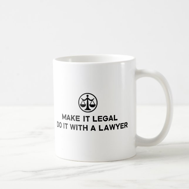 Funny Lawyer Coffee Mug (Right)