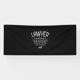 Funny Lawyer Definition Banner