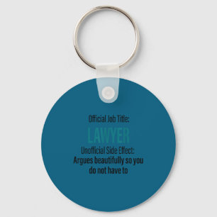 Funny lawyer definition quote attorney student key ring