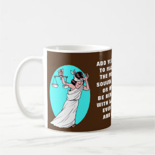 Funny Lawyer Justice Humour Personalised Gift Coffee Mug