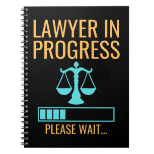 Funny Lawyer Loading Lawyer Graduation, Gifts Notebook