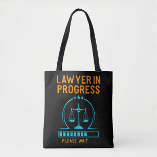 Funny Lawyer Loading Lawyer Graduation Tote Bag