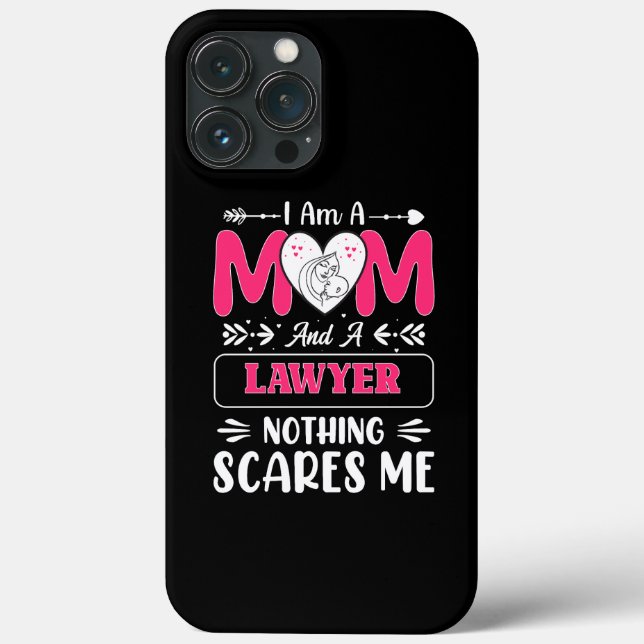Funny Lawyer Mum, Lawyer Mum Funny Case-Mate iPhone Case (Back)