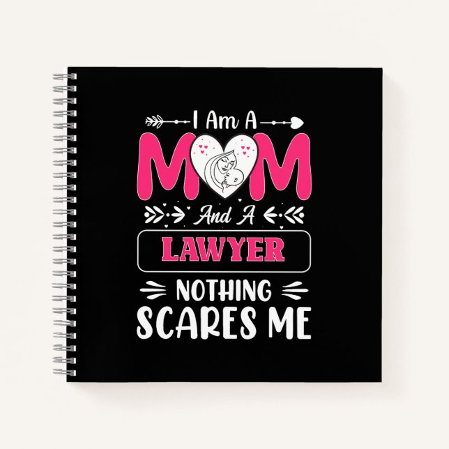 Funny Lawyer Mum, Lawyer Mum Funny Notebook (Front)