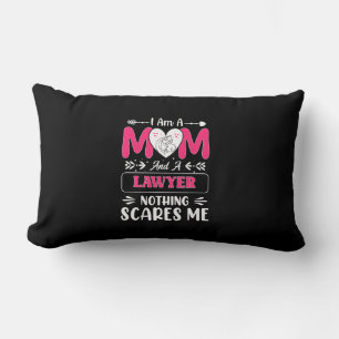Funny Lawyer Mum Quote, Lawyer Mum Funny Lumbar Cushion