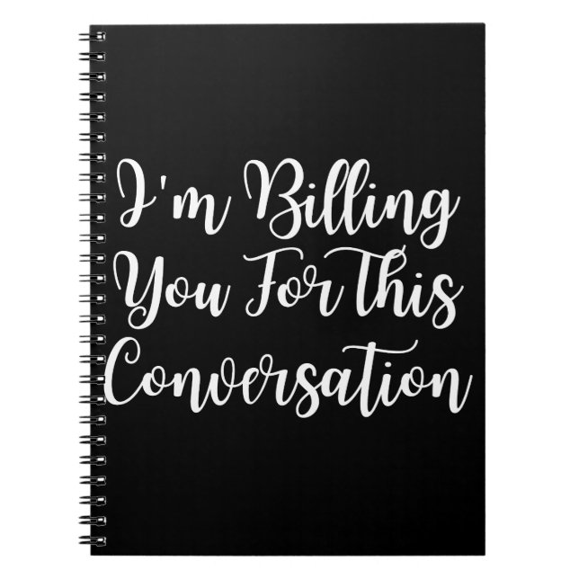 Funny lawyer notebook (Front)