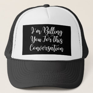 Funny lawyer trucker hat