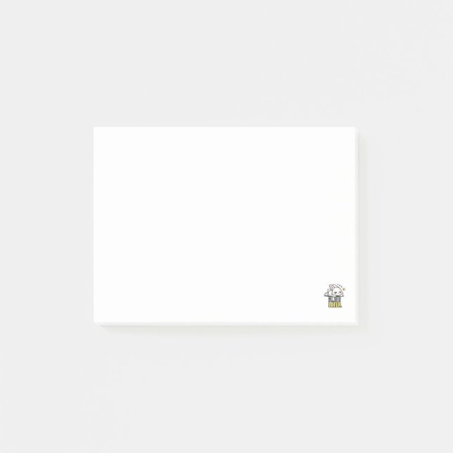 Funny Lazy Bunny I’ll Do It Later Cute Animal Meme Post-it Notes (Front)