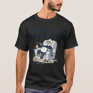 Funny Lazy Duck Design All Day to Get Nothing Done T-Shirt