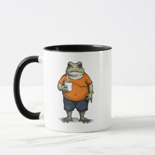 Funny Lazy Frog Mug