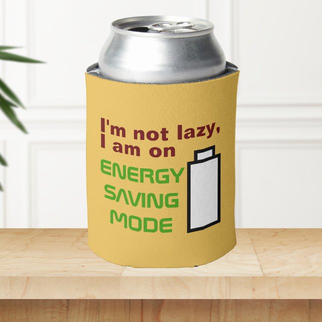 Funny Lazy Geeky Can Cooler (Creator Uploaded)