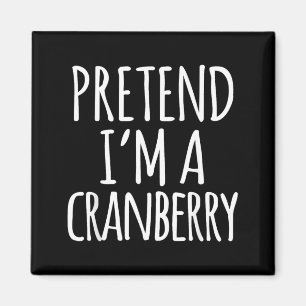 Funny Lazy Halloween Costume Shirt - Cranberry Magnet