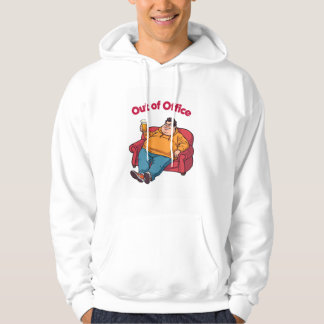 Funny Lazy Man Sweatshirt - Humorous Design