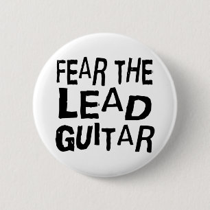 Funny Lead Guitar 6 Cm Round Badge