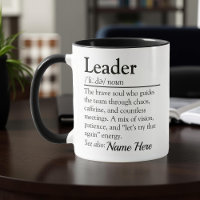 Funny Leader Definition Personalised Appreciation