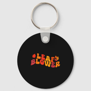 Funny Leaf Blower Fall Costume Couple Halloween Ma Key Ring