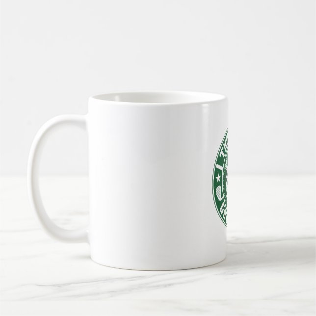 Funny Left Handed Golf Player Coffee Mug (Left)