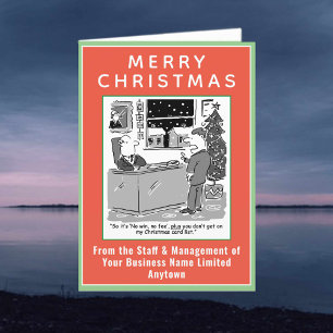 Funny Legal and Law Theme Christmas Holiday Card