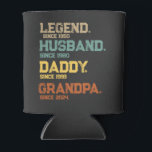 Funny Legend Husband Daddy Grandpa Custom Gift Can Cooler<br><div class="desc">Legend Husband Daddy Grandpa Custom Gift</div>