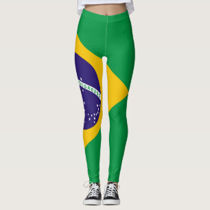 Funny Leggings flag Brazil  Super Christmas Gifts