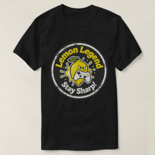 Funny Lemon Gamer "Lemon Legend" & "Stay Sharp!" T-Shirt