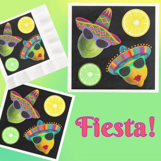 Funny Lemon Lime Party Napkin (Party napkins!)