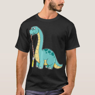 Funny Lemonade Dinosaur Soda Pop Dino Summer Bront T-Shirt