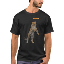 Funny Leopard Disc Golf T-Shirt