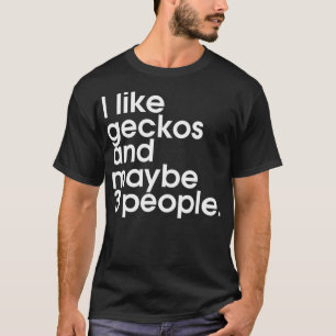Funny Leopard Gecko Introvert Reptile Lover Animal T-Shirt