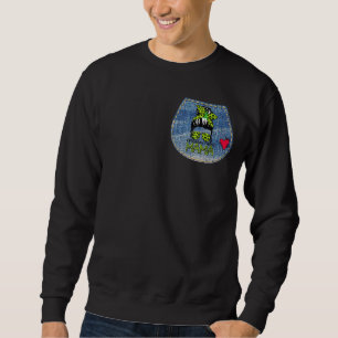 Funny Leopard Messy Hair Bun Cerebral Palsy Mama J Sweatshirt