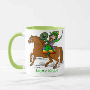 Funny Lepre Khan St Patrick's Day Mug