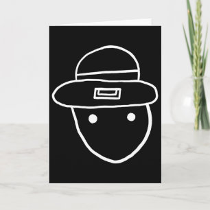 Funny Leprechaun Amateur Sketch Meme Irish St Patr Card