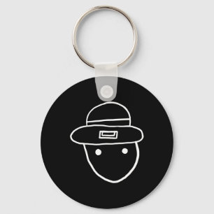 Funny Leprechaun Amateur Sketch Meme Irish St Patr Key Ring