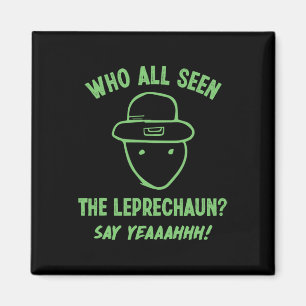 Funny Leprechaun Amateur Sketch Meme Irish St Patr Magnet