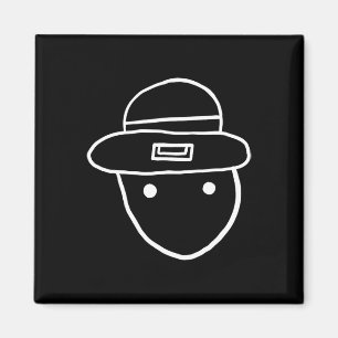 Funny Leprechaun Amateur Sketch Meme Irish St Patr Magnet
