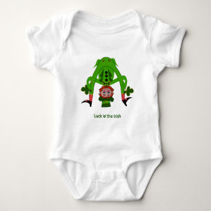 Funny Leprechaun Baby Bodysuit