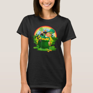 Funny Leprechaun Boys Girls Men Women St. Patty's  T-Shirt