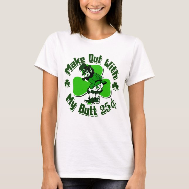 Funny Leprechuan T-Shirt (Front)