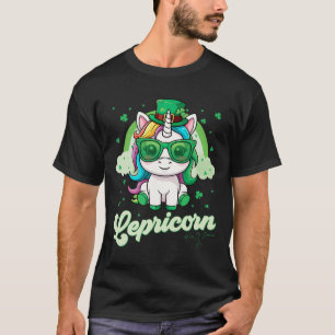 Funny Lepricorn Unicorn Happy St Patricks Day Wome T-Shirt
