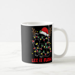Funny Let It Flow Anatomy Heart Cardiac Nurse Sant Coffee Mug