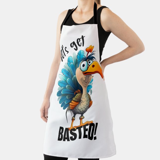 Funny Let’s Get Basted   Apron (Insitu)