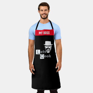 Funny Lets' Cook Personalise Chef Attitude Grill  Apron
