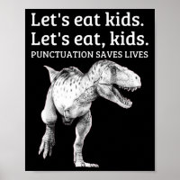 Funny Lets Eat Kids Punctuation Saves Lives Gramma