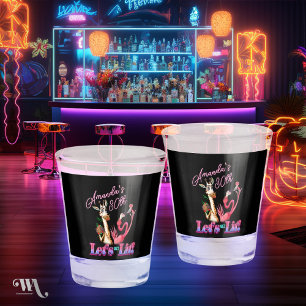 Funny Let's Get Lit Adult Cocktail Birthday  Shot Glass