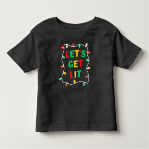 Funny Let's Get Lit Christmas shirt