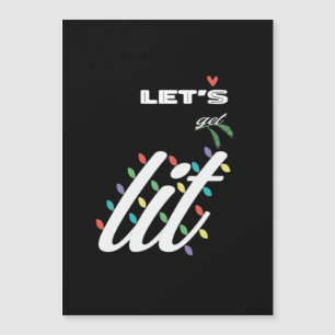 Funny Let's Get Lit Holiday Family Love