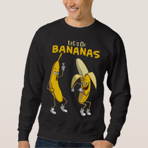 Funny Let's Go Bananas Gift Kids Boys Girls Cute F Sweatshirt