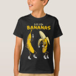 Funny Let's Go Bananas Gift Kids Boys Girls Cute F T-Shirt<br><div class="desc">Funny Let's Go Bananas Gift Kids Boys Girls Cute Fruit Dance</div>