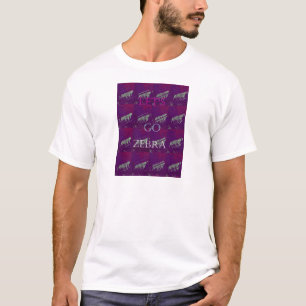Funny Lets Go Zebra  Hakuna Matata motif Design Co T-Shirt